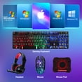 thumbnail image 4 of LED RGB Backlight USB Gaming Keyboard with Accessories Included, Black, 4 of 10