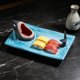 thumbnail image 1 of Plato de cerámica para sushi, bandeja para servir, bandeja multiusos para fiestas, plato para salsas, ideal para el hogar, familiares, cenas, 1 of 8