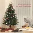 thumbnail image 4 of HOMCOM 6ft Artificial Christmas Tree with LED Lights, Hinged Xmas Tree, 4 of 10