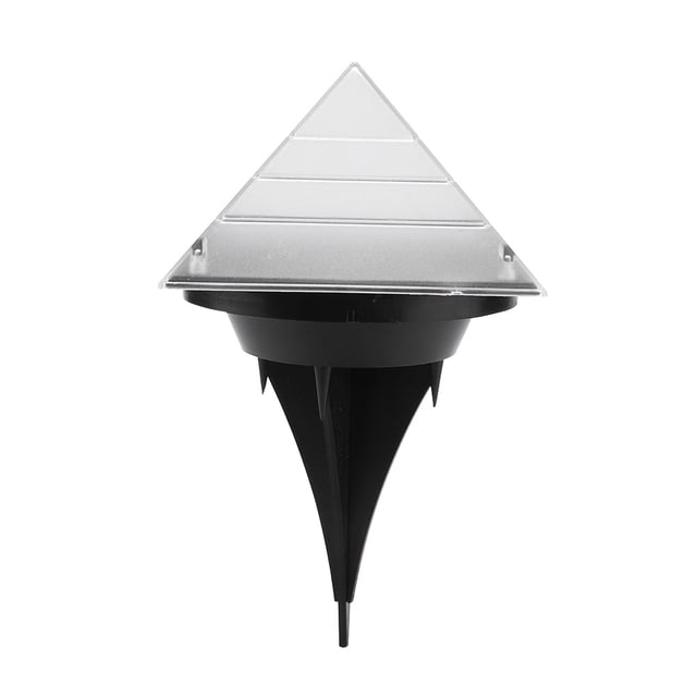 Lámpara de jardín de camino exterior de alto brillo, luz LED solar blanca para patio