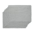 thumbnail image 3 of VHC Brands Burlap Dove Grey Farmhouse 13"x19" Placemat Set of 6 Cotton Solid Color Rectangle Kitchen Table Decor, 3 of 5