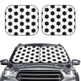 thumbnail image 2 of Qekee Soccer Ball Foldable Car Sun Shade - 2-Pack, Car Windshield Sunshades, Foldable - Medium, 2 of 7