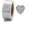 thumbnail image 1 of 2 rollos de pegatinas holográficas de arcoíris "Gracias por su compra", etiquetas autoadhesivas en forma de corazón para negocios y decoraciones., 1 of 1
