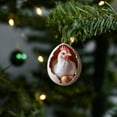 thumbnail image 6 of Xecvkr Christmas Happy Farm Egg Ornament Kids Animal Duck Dinosaur Snake Tree Pendant Festive Gift Holiday Family Party Decor 0.4in 1pc, 6 of 7