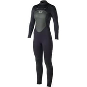 Xcel Wetsuits Women 3/2 Infiniti X1 Full Suit, Black with Silver Ash Logos, 10