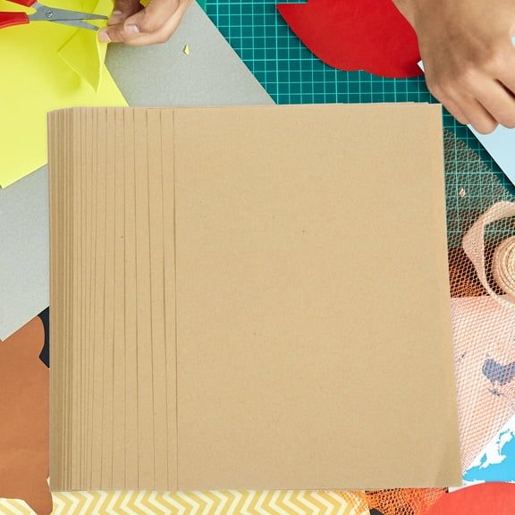Mobestech Khaki Wood Pulp Cardstock for Crafting and Art Projects 1Pack