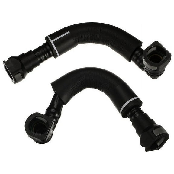 Valve Cover To Intake Tube Crankcase Breather Hose - Compatible with 2014 - 2018 Chevy Silverado 1500 2015 2016 2017