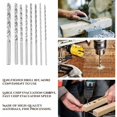 thumbnail image 4 of Embout de Perceuse Extra Long Haute Vitesse Acier Torsadé (8 Pcs 200mm), 4 of 5