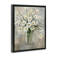 thumbnail image 5 of Stupell Industries Daisy Bloom Bouquet Potted Flowers Abstract Pattern Jet Black Framed Floating Canvas Wall Art, 24x30, by Nan, 5 of 5