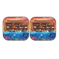 thumbnail image 7 of Bingfone Animals On Noah'S Ark2 Print 2-Piece Sun Shade Front Windshield - Foldable Car Front Window Sunshades For Most Sedans Suv Truck - Small, 7 of 7
