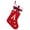 A, variant on Luoshdecor 18 inch Red Christmas Stockings,Soft White Cuff Plush Christmas Stockings with Plaid Bow,Gold Alphabet Embroidered Christmas Stocking for Christmas Holiday Party Decor (B)