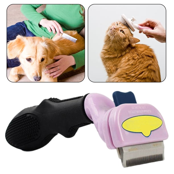 Peine para Caballos para Y Gatos Elimina Nudos Elimina El Pelo Flotante Peine Americano para Depilación Tres Generaciones Autolimpiante Superventas Transfronterizo (pelo Corto para Gatitos)