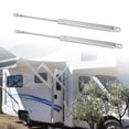 thumbnail image 2 of Unique Bargains 2 Pcs 12' 30Ib/134N Silver Tone Lift Supports Struts Shocks Gas Spring Universal for RV Car Truck Boat, 2 of 8