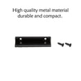 thumbnail image 3 of Guitar Nut L-Shaped 6 String Pillows Metal Use Brass String Slotted Sturdy Durable Musical Instrument Electric Bass Kit Supplies Black, 3 of 8