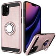 thumbnail image 2 of For Apple iPhone 11 PRO (XI 5.8) Magnetic Ring Kickstand Hybrid Case Cover - Rose Gold, 2 of 2