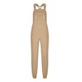 thumbnail image 4 of Rutainlusire Solid Color Overalls for Women Summer Casual Leggings Jumpsuit, 4 of 7