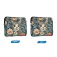 thumbnail image 7 of FORMRS 15-15.6 inch Laptop Sleeve Case Soft Carrying Quilted Computer Bag Cover, Flowers Cat, 7 of 7