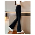thumbnail image 6 of XXWXYD Teen Girls Wide Leg Flare Bootcu𝗍 Jeans Bell Bottom Stretc𝗁y High Waisted Denim Pants Trendy Cute Slim Fit Vintage 𝖸𝟤𝖪 Trousers Bottoms, 6 of 9