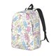 thumbnail image 1 of Balery Cartoon Bunny Mochila Clásica Impresa Básica para Viaje, Mochila Escolar Resistente al Agua, Mochila de Lona con Correas Ajustables-Small, 1 of 5