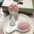 thumbnail image 3 of Daily Mix Store Bowknot Massage Comb Portable Mini Folding Comb Bag Very Cute New C4, 3 of 9