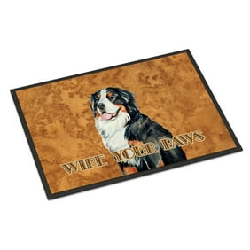 Bernese Mountain Dog Wipe Your Paws Door Mat Walmart Com Walmart Com