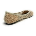 thumbnail image 2 of Charles Albert Women's Breathable Crochet Lace Ballet Flat Ivory Size 11, 2 of 6