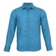 thumbnail image 2 of s de sólidas para hombres, informal, formal, con botones, frente, trajes ajustados, , parte Azul Salvador Camisa de vestir para hombre, 2 of 10