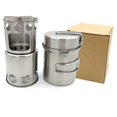 thumbnail image 1 of Camping Stove Combo Wood Burning Stove And Cooking Pot Set, 1 of 2