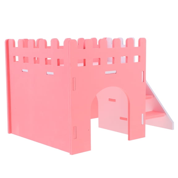 OUNONA Chinchilla House Small Animal Hideout Chinchilla Guinea Pig Hut Habitat Hideout House