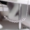 thumbnail image 5 of Chaîne de Clavicule Courbée Zircon Smile Choker, 5 of 5