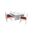 thumbnail image 2 of Table de Salle à Manger Rectangulaire avec 6 Chaises Sans Bras Monaco, 2 of 2