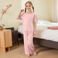 thumbnail image 3 of Kids Boys Pajamas Set Soft Crewneck Soft Comfort Kids Pajamas Nightgown Girl Pjs Size 5-6 Years Kids Clothes, 3 of 5