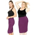 thumbnail image 5 of Stretch Is Comfort Women's Soft Stretch Midi Skirt | Adult  Small - 5x, 5 of 9
