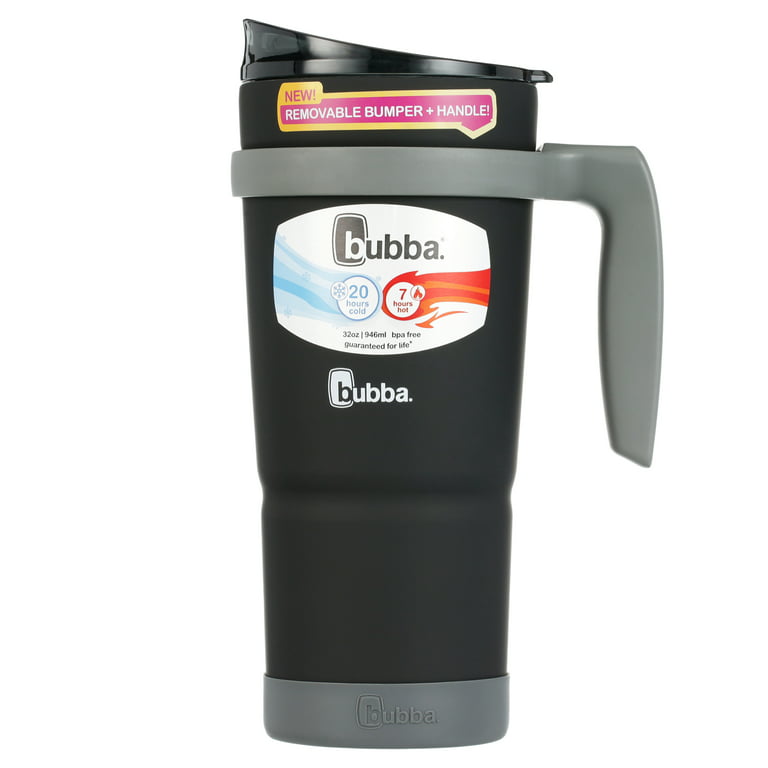 bubba Envy S Stainless Steel Tumbler with Handle in Black, 32 fl