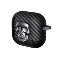 thumbnail image 6 of Rugged Case for AirPods 4 & 5, Fiber Patterns Shockproof Cover for AirPods 4th / 5th Gen with Skull Switch and Carabiner, 6 of 6
