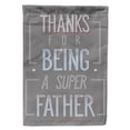 thumbnail image 1 of Carolines Treasures BB5428GF Thanks Super Father Garden Size Flag, 1 of 3