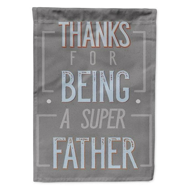Carolines Treasures BB5428GF Thanks Super Father Garden Size Flag