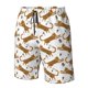 thumbnail image 4 of Fotbe Leopard Print Trajes de Baño Estampados para Hombre, Shorts de Verano de Secado Rápido, Ropa de Playa, Bañadores-Small, 4 of 6