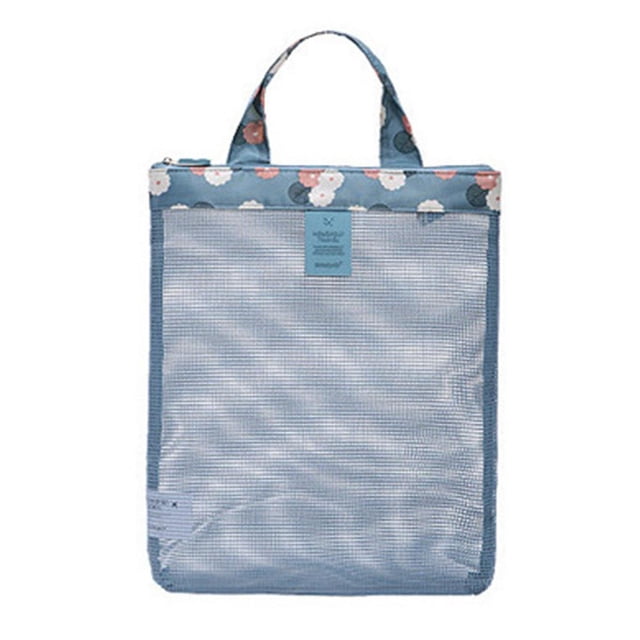 Deporte Al Aire Libre Verano Natación Playa Malla Misceláneas Lavado Bolso () Azul