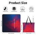 thumbnail image 2 of Marble Texture Picnic Blanket Waterproof Outdoor Beach Blanket Hand-held Pad Suitable for Travel, Camping, Beach, Family Gatherings, 2 of 7