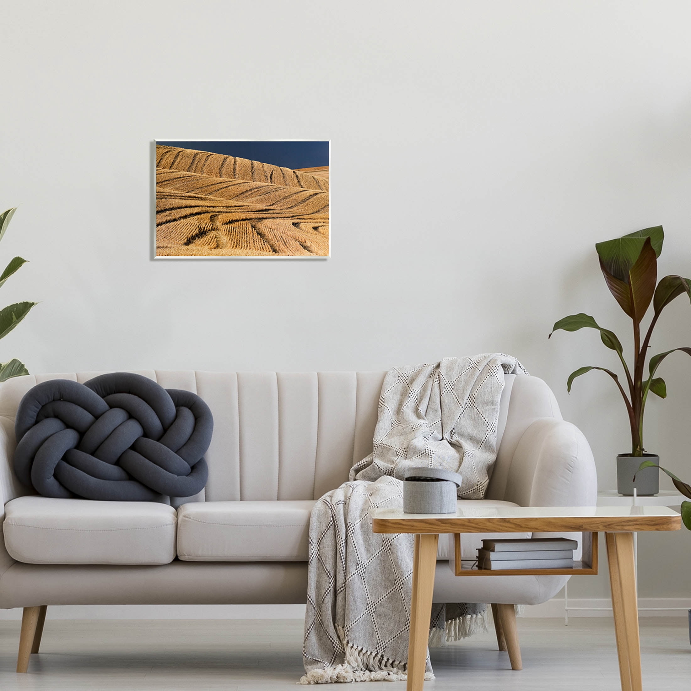 Stupell Industries Wavy Cornfield Lines Vast Rural Field Photograph Unframed Art Print Wall Art, Design by David Lorenz