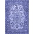 thumbnail image 1 of Ahgly Company Indoor Rectangle Medallion Blue Traditional Area Rugs, 2' x 4', 1 of 4