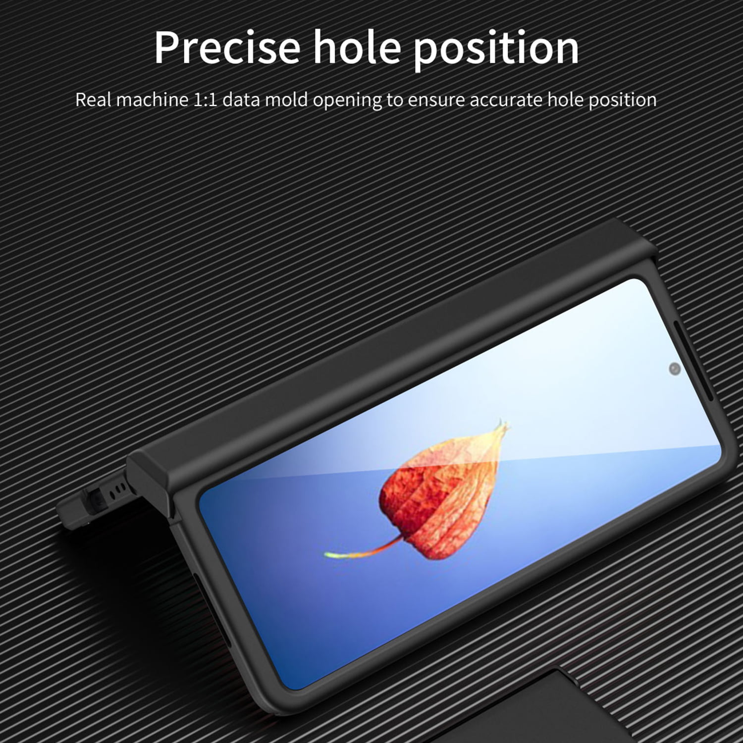 Phone Case For Samsung Galaxy Z Fold 5 Z Fold 4 Z Fold 3 Z Fold 2 Back  Cover Plating Single Sided Anti-Scratch Lines / Waves Marble Tempered Glass  2023 - US $19.99