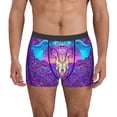 thumbnail image 4 of Wukai Elephant in Tribal Style Print Men’s Underwear Breathable Boxer Briefs,&nbsp;Moisture Wicking & Breathable-X-Large, 4 of 7