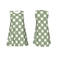 thumbnail image 7 of Goofa Daisy Plaid Green for Summer Dresses for Women – Beach Floral Sundress, Casual Pockets Boho Tank Dress for Hot Days, 7 of 7