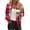 Fall Clothes Red, variant on Zip Up Jacket for Women Lightweight Windproof Bomber Jackets Fashion Plaid Printed Baseball Coat Boyfriend Loose Fit Outerwear