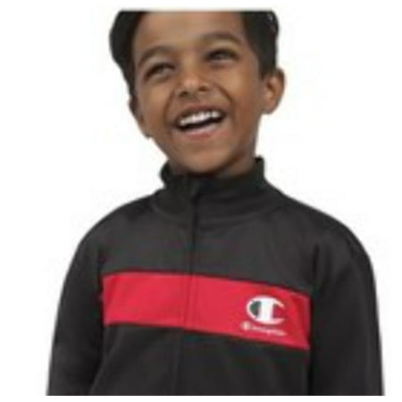 Champion Toddler Boys 2-Piece Active Track Set- Black- Size 18M