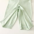 thumbnail image 4 of LYHaoo Long Sleeve Toddler Romper Jumpsuit For Girls Toddler Clothes Toddler Crawlers For Boys And Girls Comfortable For Toddlers Girls Jumpsuit Romper 0-1 Months Green, 4 of 5