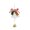 White, variant on HHBEAUTY Christmas Gold Jingle Bells, Christmas Tree Decoration Bells Ornaments, Christmas Bow with Bells Plush Pendant Decorative Hanging Ornaments for Indoor Outdoor Home Car Bag Party Decor