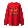 thumbnail image 3 of Ugly Christmas Sweater for Women Plaid Tree Print Pullovers Ladies Comfy Soft Light Weight Sweaters, 3 of 4